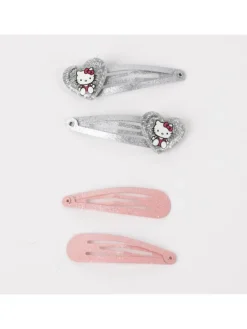Hello Kitty 8-Stück Haaraccessoire für Alltag & Party in Mehrfarbig