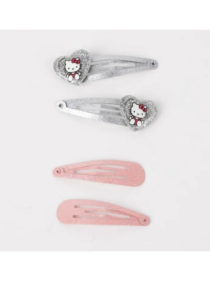 Hello Kitty 8-Stück Haaraccessoire für Alltag & Party in Mehrfarbig