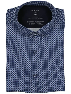 Hemd ''24/7 - No 6'' - Super Slim - in Dunkelblau