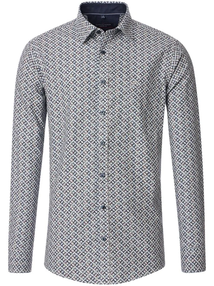 Hemd - Casual fit - in Weiß