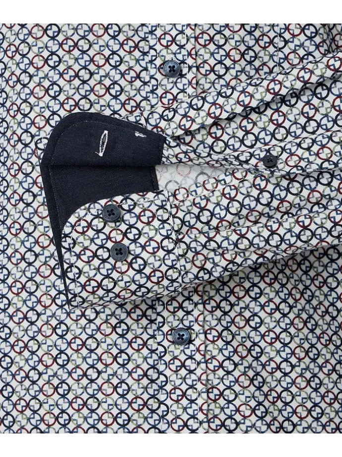 Hemd - Casual fit - in Weiß