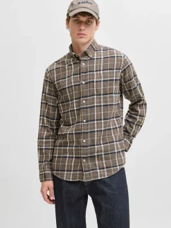 Hemd - Regular fit - in Khaki