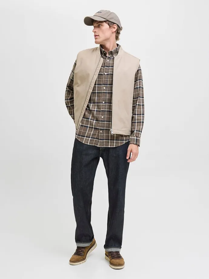 Hemd - Regular fit - in Khaki