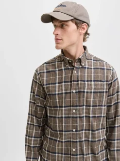 Hemd - Regular fit - in Khaki