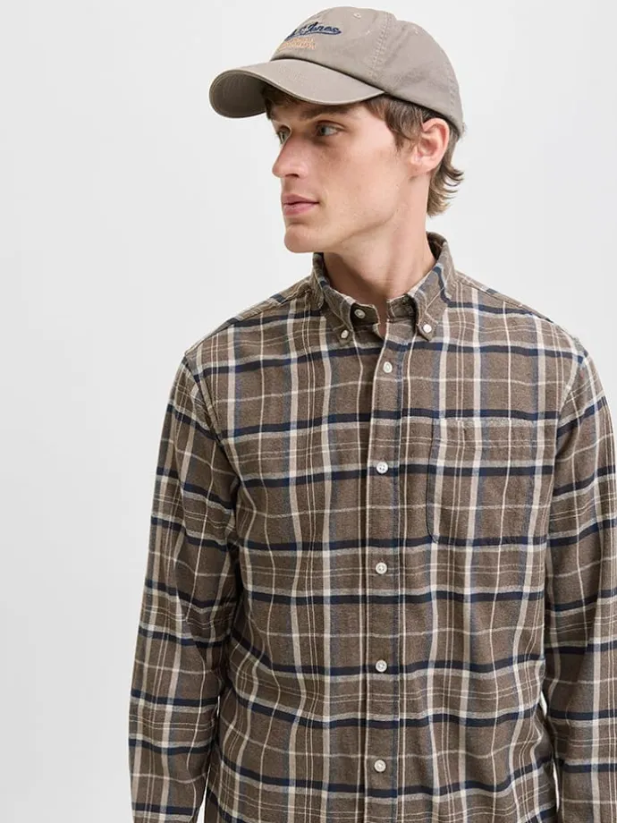 Hemd - Regular fit - in Khaki