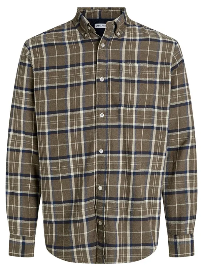 Hemd - Regular fit - in Khaki