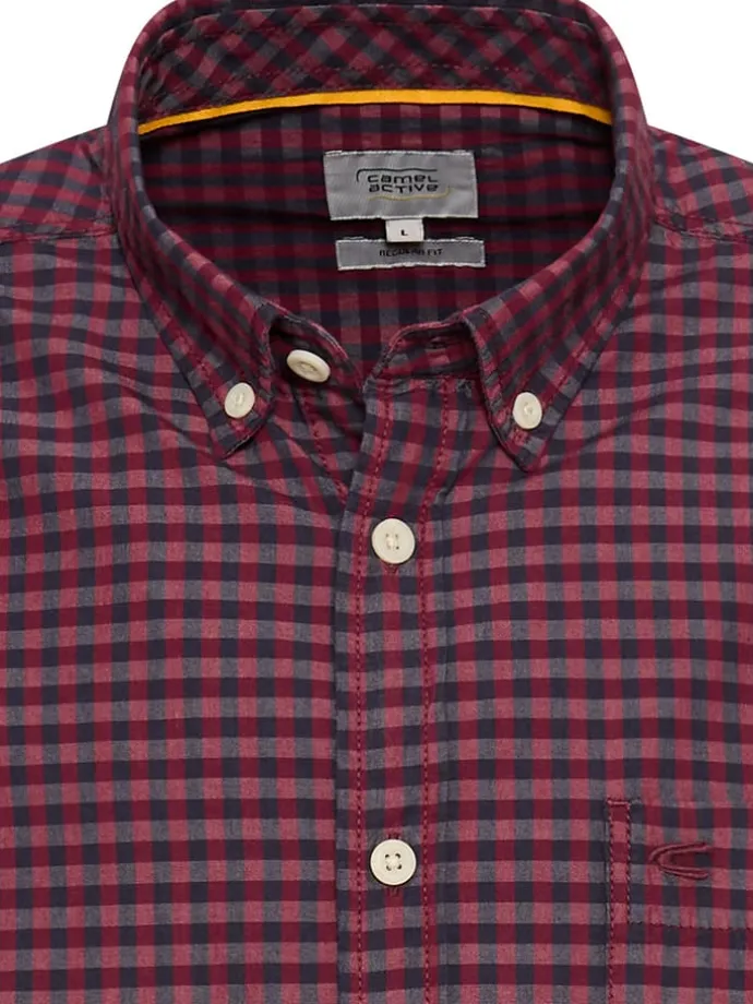 Hemd - Regular fit - in Rot