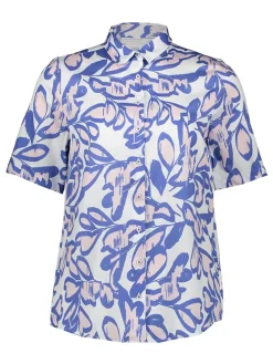 Hemd - Regular fit - in Weiß/ Blau