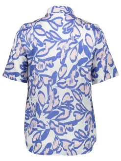 Hemd - Regular fit - in Weiß/ Blau