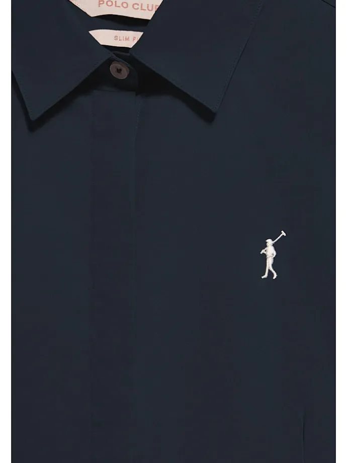 Hemd - Slim fit - in Dunkelblau