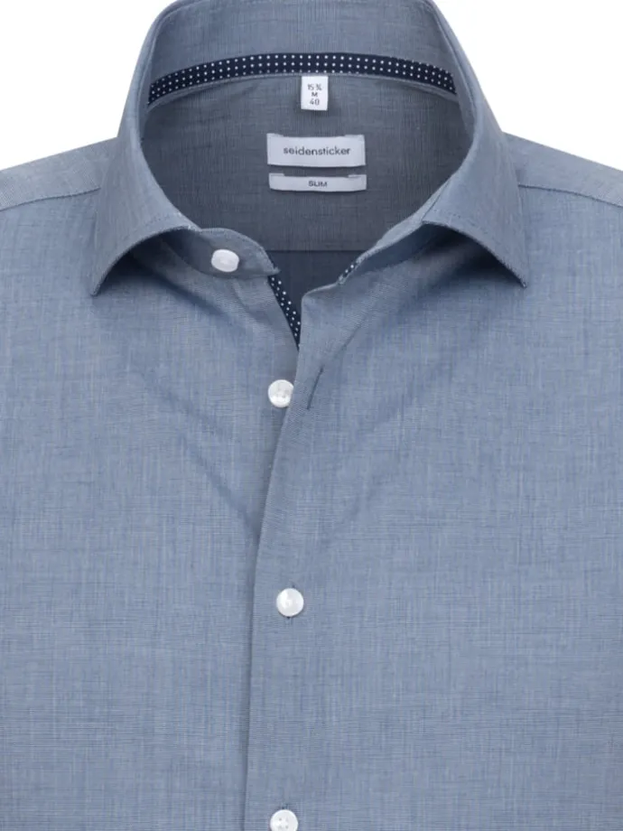 Hemd - Slim fit - in Dunkelblau