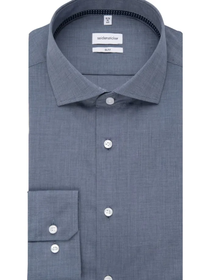 Hemd - Slim fit - in Dunkelblau