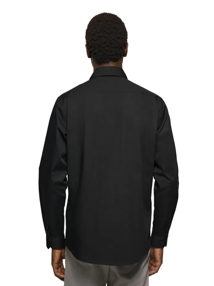 Hemd - Slim fit - in Schwarz