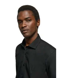 Hemd - Slim fit - in Schwarz