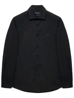 Hemd - Slim fit - in Schwarz