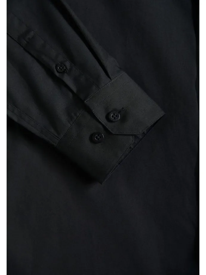 Hemd - Slim fit - in Schwarz