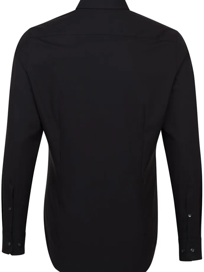 Hemd - Slim fit - in Schwarz