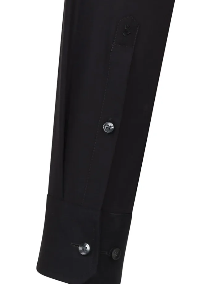 Hemd - Slim fit - in Schwarz