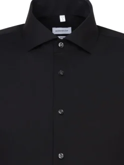Hemd - Slim fit - in Schwarz
