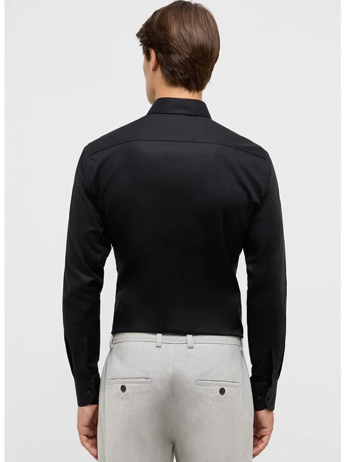 Hemd - Slim fit - in Schwarz