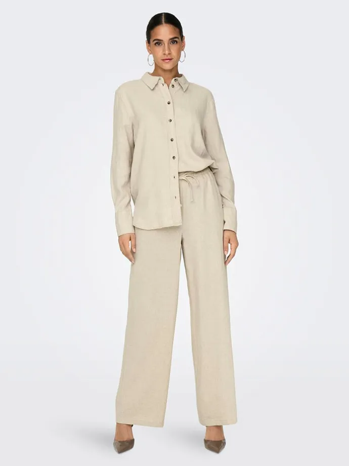 Hemd in Beige