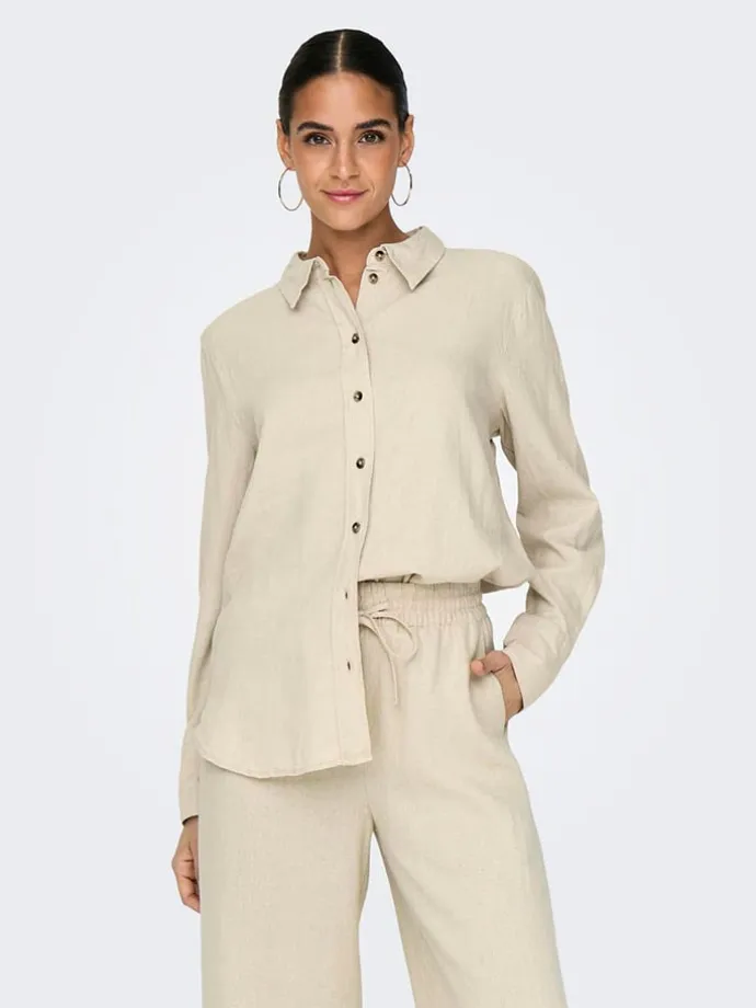 Hemd in Beige