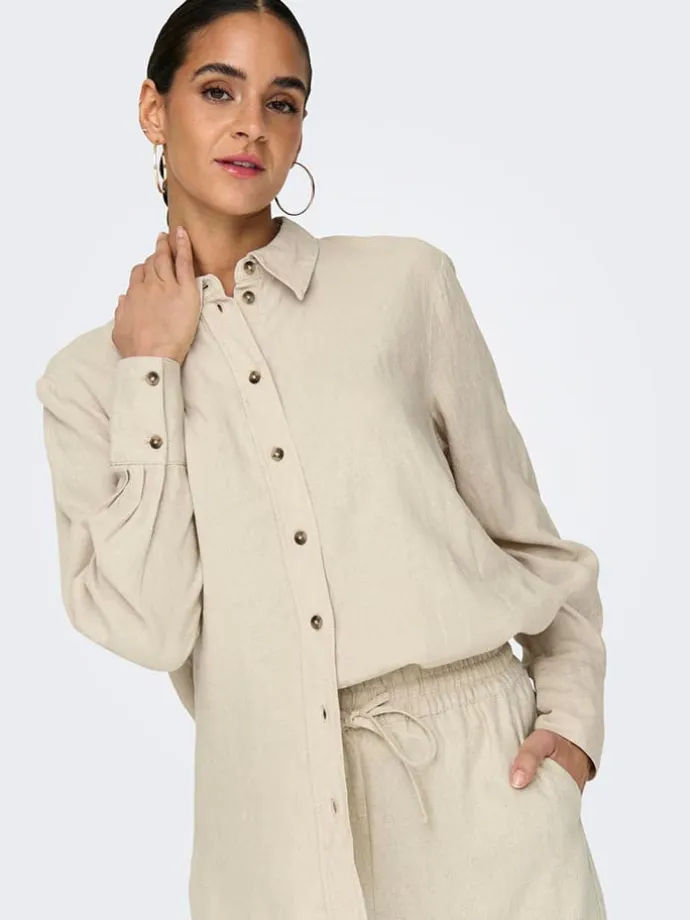Hemd in Beige