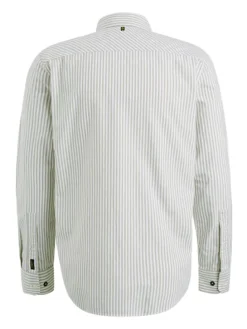 Hemd in Beige/ Weiß