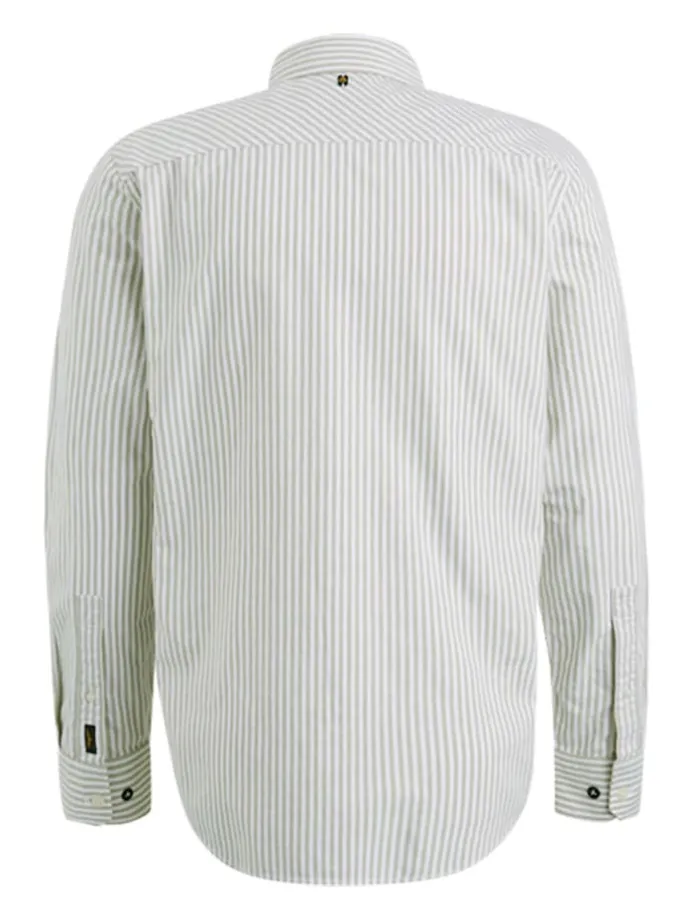 Hemd in Beige/ Weiß