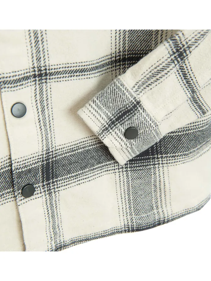 Hemd in Creme/ Anthrazit