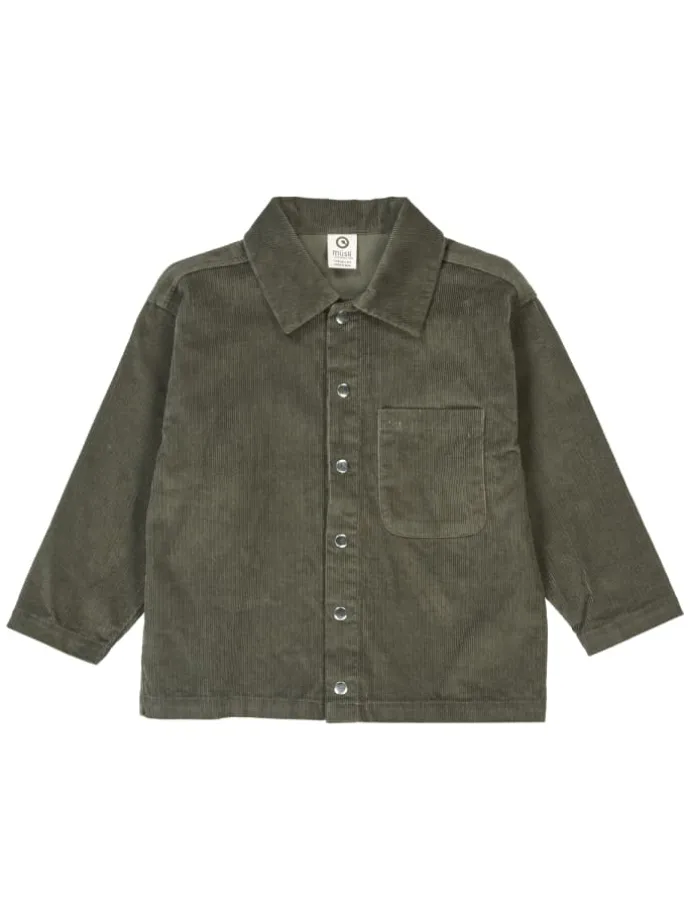 Hemd in Deep green