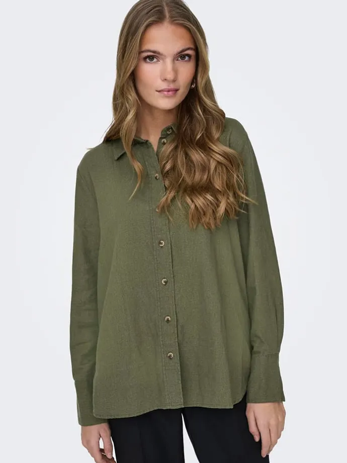 Hemd in Khaki