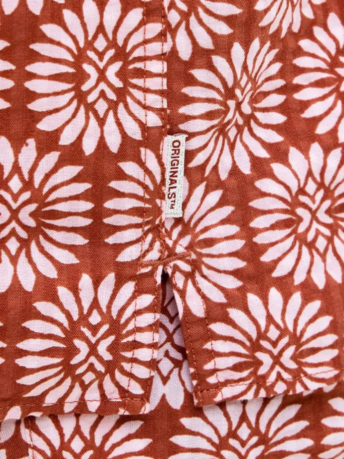 Hemd in Rot/ Rosa