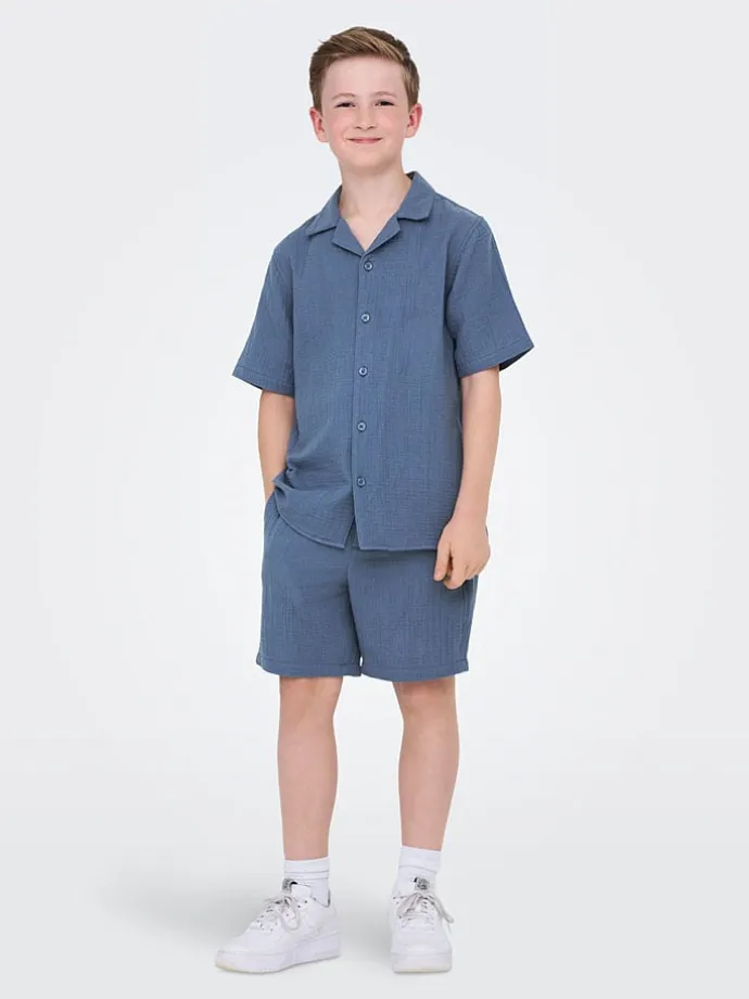 Hemd "Kyle" in Blau