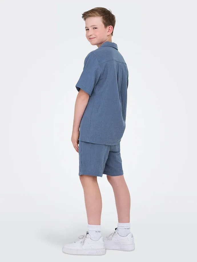 Hemd "Kyle" in Blau
