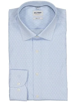 Hemd "Level 5" - Body fit - in Hellblau