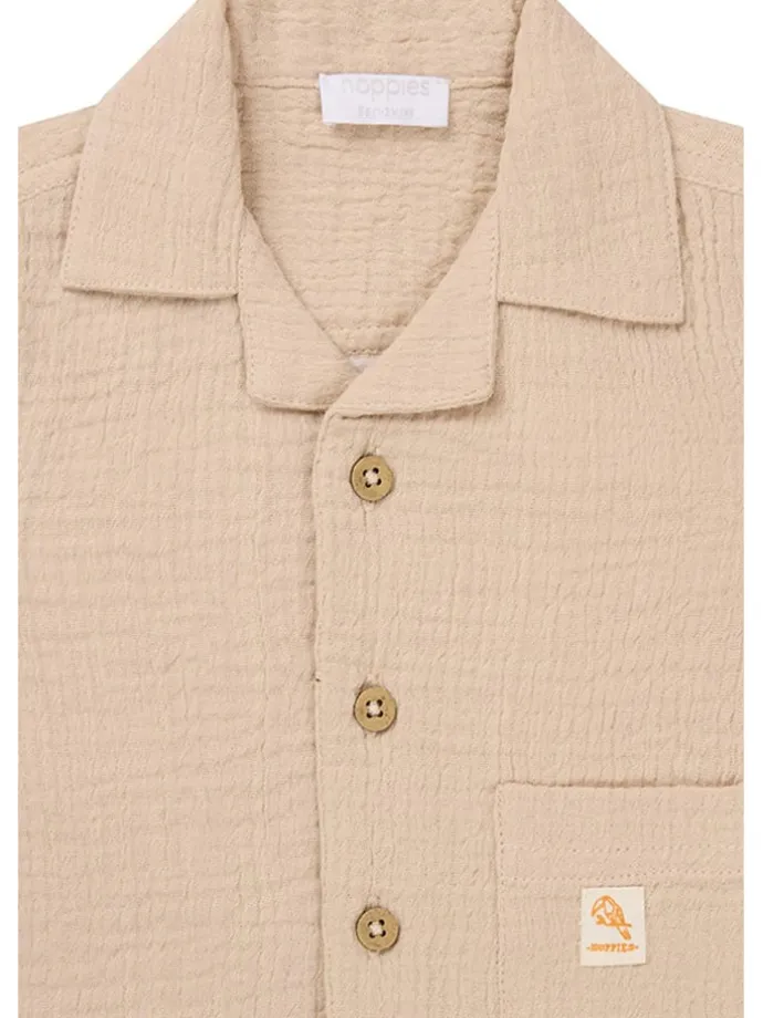 Hemd "Obonas" in Beige