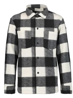 Hemdjacke "Haapavesi" in Schwarz/ Weiß