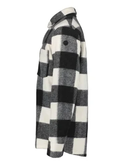 Hemdjacke "Haapavesi" in Schwarz/ Weiß