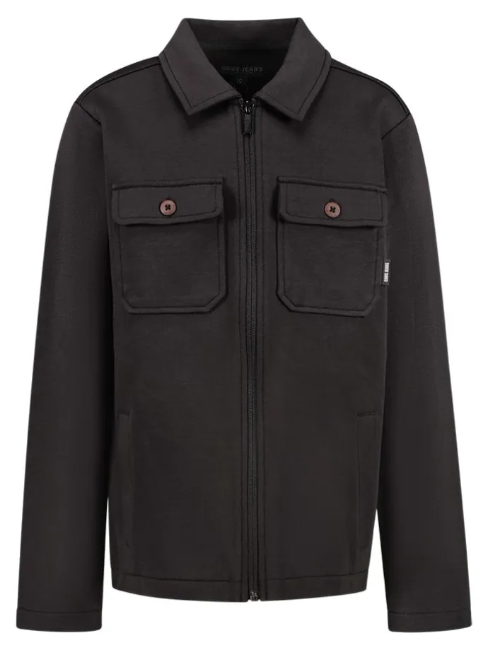 Hemdjacke "Polam" in Schwarz