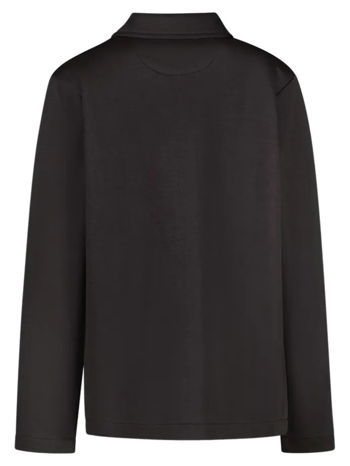 Hemdjacke "Polam" in Schwarz