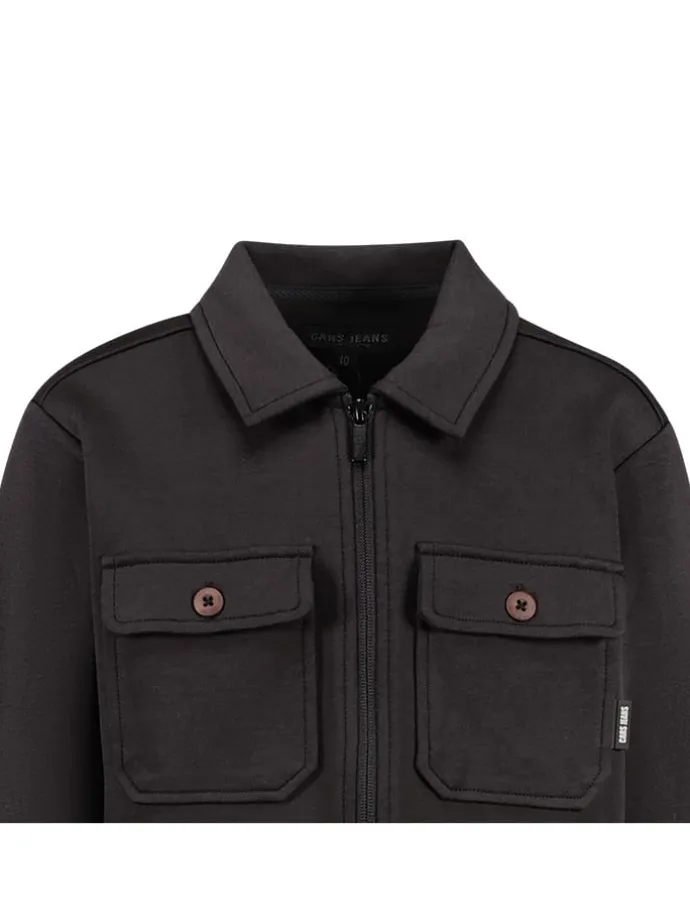 Hemdjacke "Polam" in Schwarz