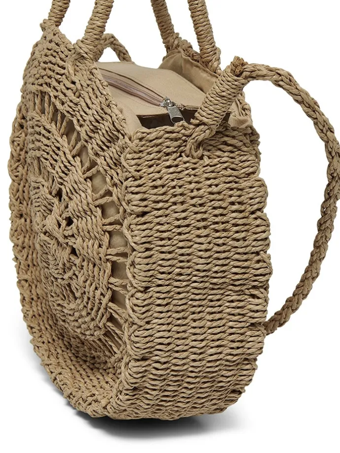 Henekltasche in Hellbraun