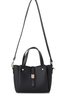 Henkeltasche "Bellagio" in Schwarz - (B)25 x (H)19 x (T)11 cm