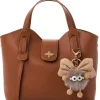 Henkeltasche ''Celeste'' in Hellbraun - (B)25 x (H)21 x (T)11 cm