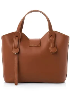 Henkeltasche ''Celeste'' in Hellbraun - (B)25 x (H)21 x (T)11 cm