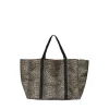 Henkeltasche in Beige/ Braun
