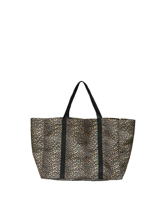 Henkeltasche in Beige/ Braun