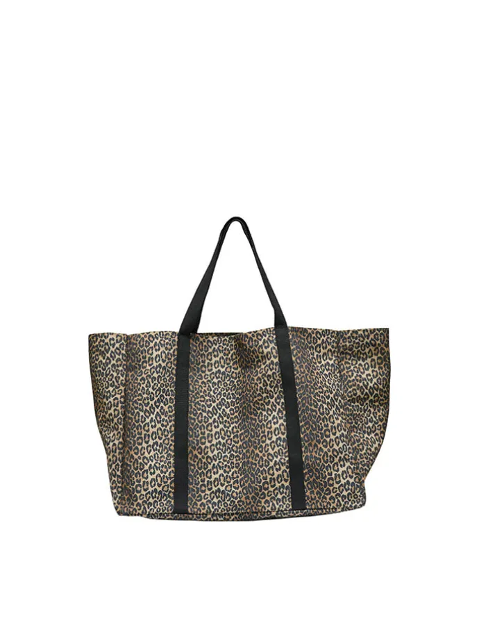 Henkeltasche in Beige/ Braun