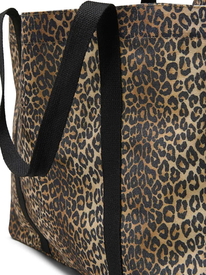 Henkeltasche in Beige/ Braun